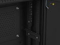 Lanberg Szafa instalacyjna rack wisząca 19 cali 4u+3u 540x200 niskoprofilowa (złożona) czarna