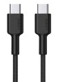 AUKEY CB-CD45 nylonowy kabel USB C - USB C | 0,9m | 3A | 60W PD | 20V
