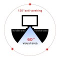 Qoltec Filtr prywatyzujący RODO do MacBook Air 13.6 cala | Magnetyczny |    Ochrona wzroku