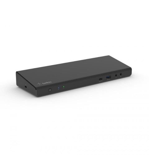 Belkin Stacja dokująca USB C Display Link, obsługa trzech wyświetlaczy do 4K, HDMI, DP, USB C, USB A, GbE, Audio, PD 85w, kompatybilność z Mac/PC/Chro