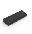 Belkin Stacja dokująca USB C Display Link, obsługa trzech wyświetlaczy do 4K, HDMI, DP, USB C, USB A, GbE, Audio, PD 85w, kompatybilność z Mac/PC/Chro
