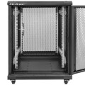 Qoltec Szafa RACK 19" | 15U | 600 x 600 x 855 | stalowa obudowa