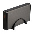 i-tec MYSAFE Advanced 3,5" USB 3.0 Obudowa zewnętrzna na dyski  HDD i SSD SATA I II III czarna aluminiowa