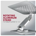 AXAGON STND-LR Podstawa do laptopów aluminiowa 10-16" regulowane kąty nachylenia, obrót o 360 stopni
