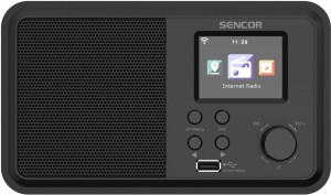 Sencor Radio Internetowe Moc 4W, WiFi,FM,DAB+,USB,Wys LCD