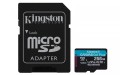 Kingston Karta microSD 256GB CanvasGo! Plus 200MB/s A2 U3 V30 + adapter
