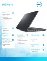Dell Laptop Dell Pro 14 PC14255/AMD Ryzen 5 PRO 230/16GB/512GB SSD/14.0 FHD+/Radeon 760M/FgrPr/FHD/IR Cam/Mic/WLAN+BT/Backlit Kb/3 Cell/W11Pro