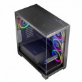 MODECOM Obudowa PC STELLAR 8F ARGB 10 Czarna