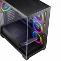 MODECOM Obudowa PC STELLAR 8F ARGB 10 Czarna