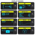 AXAGON EEM2-SD2 Obudowa zewnętrzna aluminiowa bezśrubowa USB-A/C 3.2 Gen2 M.2 NVMe/SATA display LCD