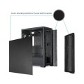 Chieftec Obudowa AS-02B-OP Midi Tower czarna