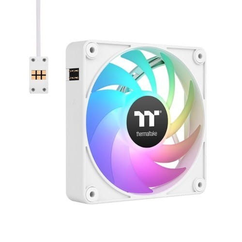 Thermaltake Wentylator - CT120 EX ARGB (3x120mm, PWM, łączenie magnetyczne) Biały