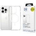 3MK Etui Armor MagCase do iPhone 15 Pro MagSafe przezroczysty
