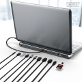 Digitus Stacja dokująca USB-C 12 portowa, max. 8K/30Hz z HDR, HDMI, DP, max. 3 monitory (MST), USB-C 3.2 Gen2, Gigabit Ethernet, SD/Micro SD, PD 100W