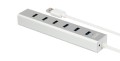Unitek HUB 7 x USB3.0 Aluminium z zasilaczem; Y-3090