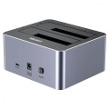 Unitek Stacja klonująca dyski 2x 2,5/3,5; CLONE; USB-C 10 Gbps