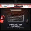 AXAGON Klawiatura HMC-KB-CRL USB-C 5Gbps z wieloportowy hub 9in1, SD/microSD, 3x USB-A, HDMI 4K/60Hz, PD 100W, Audio, Cyrillic layout, 60cm USB-C kabe