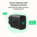 Green Cell Ładowarka sieciowa USB 30W 1x USB-C CZARNA