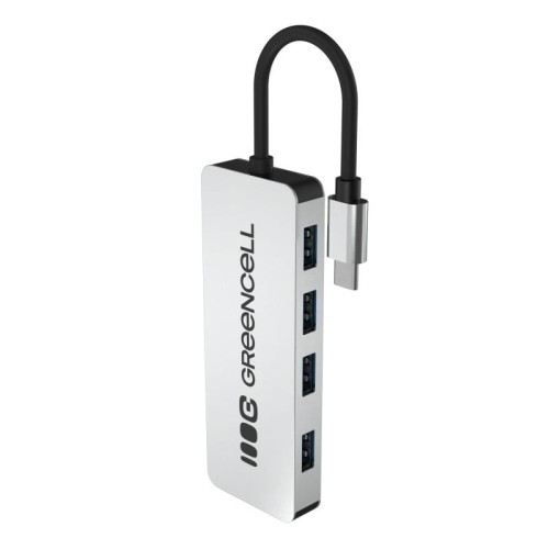 Green Cell HUB USB-C Basic USB-C do 4x USB-A 3.0