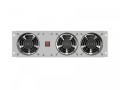 Lanberg Panel wentylacyjny pionowy 19 cali 3U do szaf rack, trzy wentylatory, 230V, szary