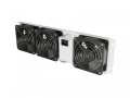 Lanberg Panel wentylacyjny pionowy 19 cali 3U do szaf rack, trzy wentylatory, 230V, szary