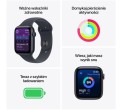 Apple Watch SE 3 GPS koperta 44 mm z aluminium w kolorze północy, pasek sportowy w kolorze północy - rozmiar S/M