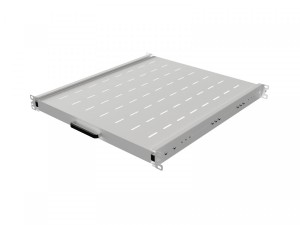 Lanberg Półka wysuwana do szaf rack 19 cali 500mm szara