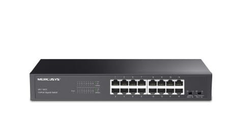 TP-LINK Przełącznik Mercusys 16-Port Gigabit Desktop/Rackmount Switch                PORT: 16× Gigabit RJ45 Ports