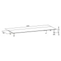 LogiLink Stolik do monitora szklany blat, 1000mm