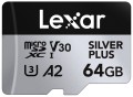 Lexar Karta pamięci microSD 64GB C10 A2 U3 V30 205/100MB/s Silver Plus