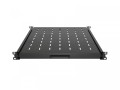 Lanberg Półka wysuwana do szaf rack 19 cali 500mm czarna