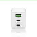 everActive Ładowarka sieciowa GAN QC 4+ 65W 1XUSB 2XUSB-C biała SC-655Q
