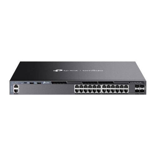 TP-LINK Przełącznik zarządzalny SG6428X Omada 24-Port Gigabit Stackable L3 Managed      Switch with 4 10GE SFP+ Slots