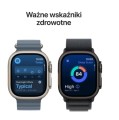 Apple Watch Ultra 3 GPS + Cellular 49mm  Koperta 49 mm z tytanu w kolorze naturalnym Opaska Alpine w kolorze jasnoniebieskim - rozmiar S