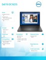 Dell Laptop Dell 16 DC16255 W11P Ryzen 7 250|16GB|512GB|AMD Radeon|FgrPr|WLAN+BT|16.0 FHD+|Backlit Kb|3C|65W|3YPS Carbon Black (Plastic)