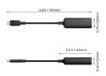 AUKEY CB-A30 aluminiowa karta sieciowa USB-C Gigabit 10/100/1000 Mbps RJ45 | 1 Gb/s | USB 3.0 Typ C | diody LED