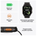 Apple Watch Ultra 3 GPS + Cellular, koperta 49 mm z tytanu w kolorze naturalnym, bransoleta mediolańska z tytanu w kolorze naturalnym - rozmiar M