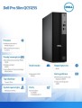 Dell Komputer Dell Pro Slim QCS1255 W11Pro Ryzen 7 8700G/1x16GB/512GB/Integrated/WLAN + BT/Kb/TPM/3YPS