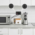 Maclean Listwa zasilająca MCE393 B 4 gniazda 3xUSB 110-240V AV 50/60Hz 1A max 2500W 3m czarna