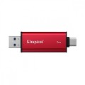 Kingston Dysk zewnętrzny SSD 1TB DualPortable USB-A/C 3.2 Gen2
