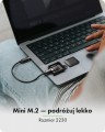 IcyBox Obudowa mini IB-1601MP-CU31 Mini M.2 NVMe obudowa dla M.2 2230