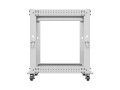 Lanberg Stojak Open rack 19 cali 12U 600x600-1100 regulowany szary