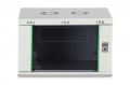 Digitus Szafa sieciowa wisząca Dynamic 19" 7U rack 385x600x450mm, drzwi szyba, szara, niezłożona, 60kg