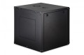 Digitus Szafa sieciowa wisząca Dynamic 19" 12U rack 607x600x600mm, drzwi szyba, czarna, niezłożona, 60kg