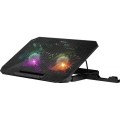 Defender Podstawka chłodząca NS-510 2W 2XUSB RGB 15.6 cala