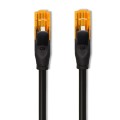 Qoltec Kabel patchcord UTP | kat.6 | 2 x RJ-45 | High speed 1Gb/s |     Pozłacane styki | 25m | Czarny