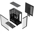 MODECOM Obudowa PC VOLCANO STELLAR PLUS ARGB MIDI NF Czarna