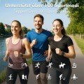 LogiLink Smartwatch LCD, BT5.2 IP68, różowy