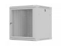Lanberg Szafa instalacyjna rack wisząca 12U 600x600 szara drzwi perforowane (flat pack)