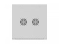 Lanberg Szafa instalacyjna rack wisząca 12U 600x600 szara drzwi perforowane (flat pack)